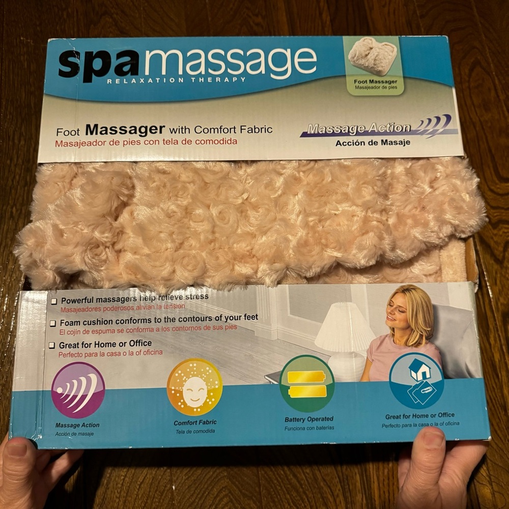 Spa Massage Foot Massager with Comfort Fabric